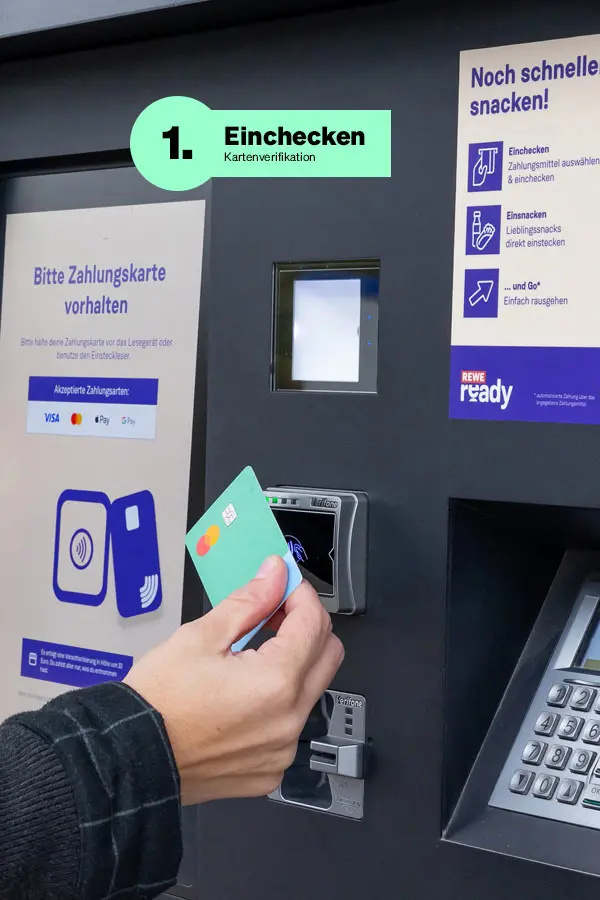 REWE Ready - Check in<br />
