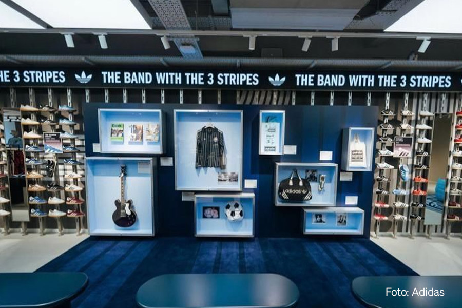 Adidas Store Manchester - Kooperation Oasis